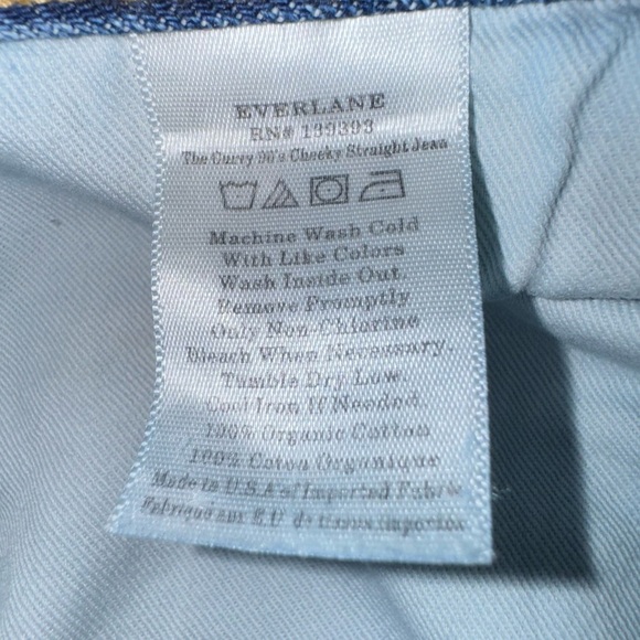 Everlane The curvy 90's Cheeky straight jeans. Size 28 regular. EUC. - Picture 5 of 10